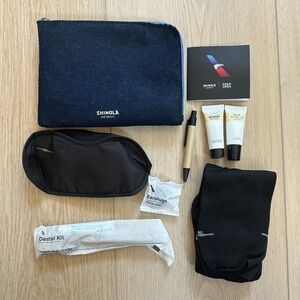 Shinola x American Airlines amenity kit